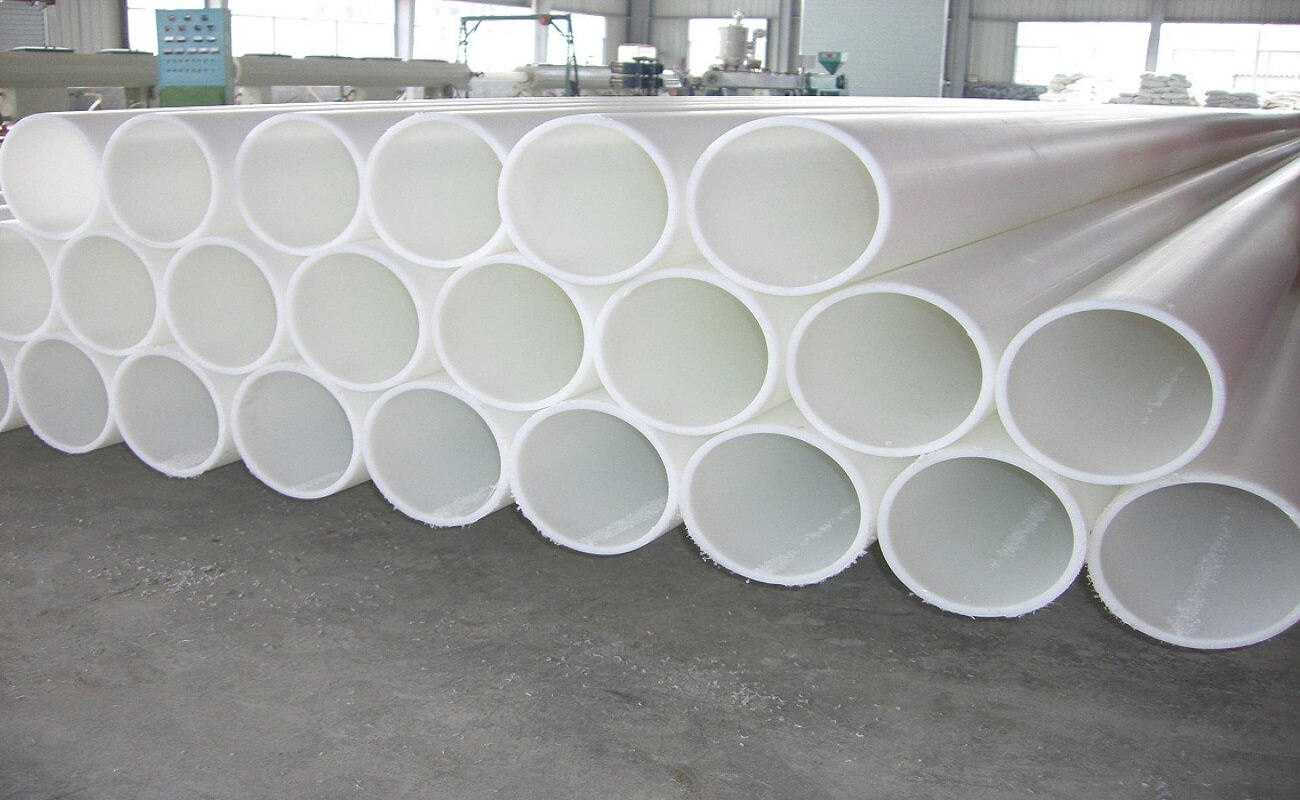 tuberia hdpe blanco